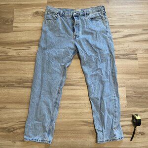 Everlane Men's Light Wash Relaxed Straight Fit Jeans size 34 / 36